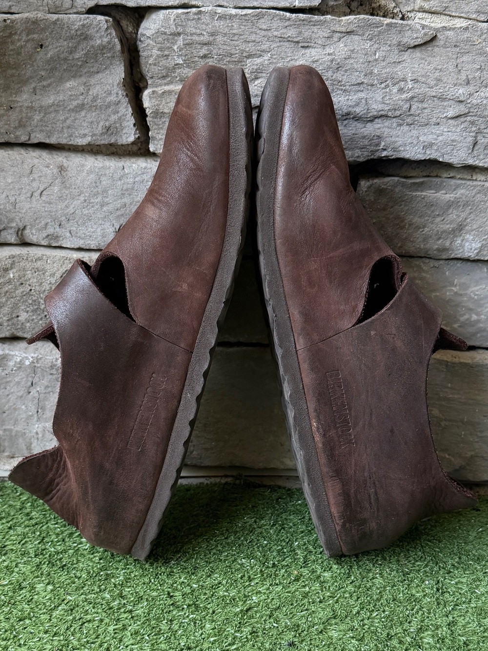 Birkenstock London Habana Oiled Leather Women’s Clogs - Picture 7 of 10